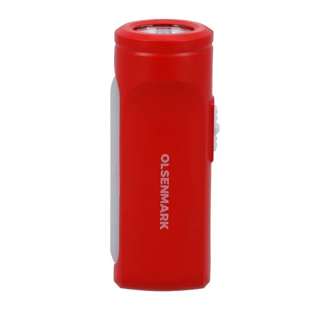 Olsenmark Rechargeable LED Torch & Light 1200mAh Battery| 1W Torch + 5W LED Light