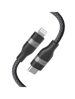 كابل أنكر USB-C إلى Lightning بطول 6 أقدام (1.8 متر) – تصميم مضفر متين | أسود