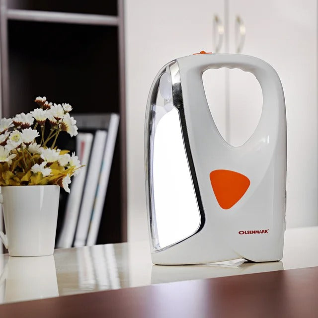 فانوس طوارئ LED قابل للشحن Olsenmark – بطارية رصاصية 4000mAh، 0.1 واط، 46 لمبة