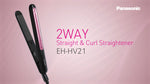 Panasonic 2-Way Hair Straightener & Curler (EH-HV21)
