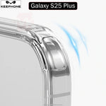 Keephone Galaxy S25 Plus Hybrid Case Clear
