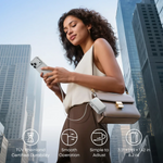 Anker Nano Power Bank 10,000mAh – 45W Fast Charging with Built-in USB-C Cable | White