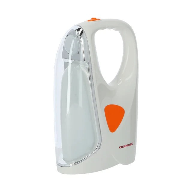 فانوس طوارئ LED قابل للشحن Olsenmark – بطارية رصاصية 4000mAh، 0.1 واط، 46 لمبة