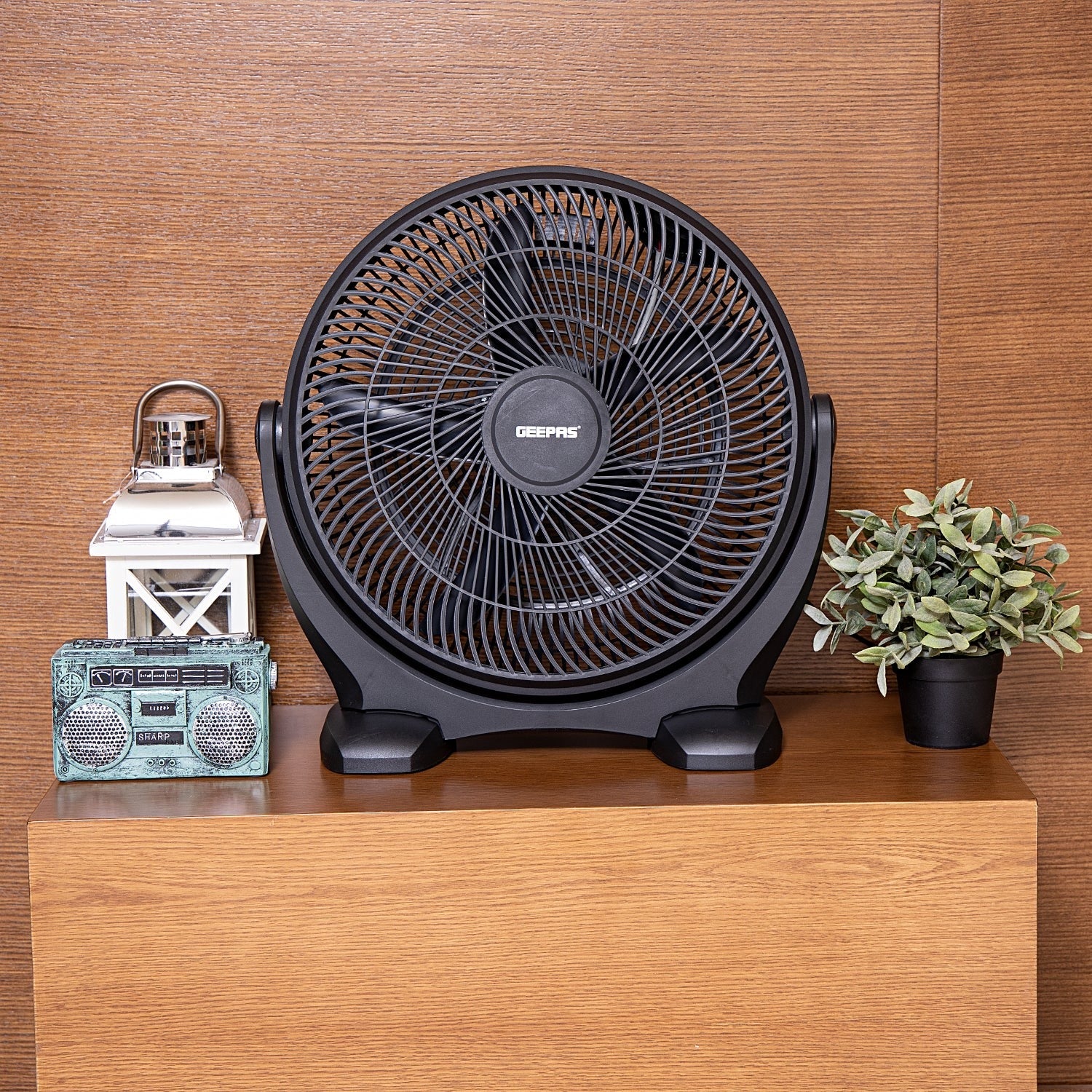 Geepas 18-Inch Box Fan with 3 Speeds Quiet and Energy Efficient