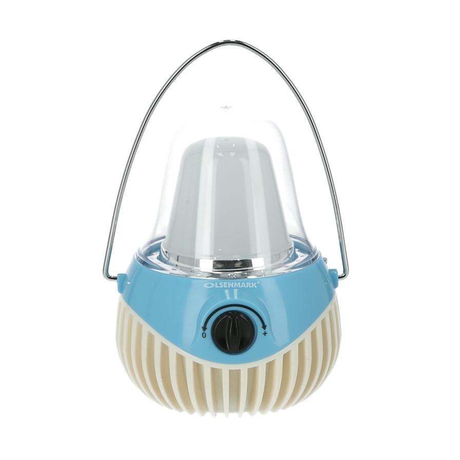 فانوس طوارئ LED قابل للشحن Olsenmark – 8 لمبات LED، بطارية 4V 900mAh محكمة الإغلاق، إضاءة موفرة