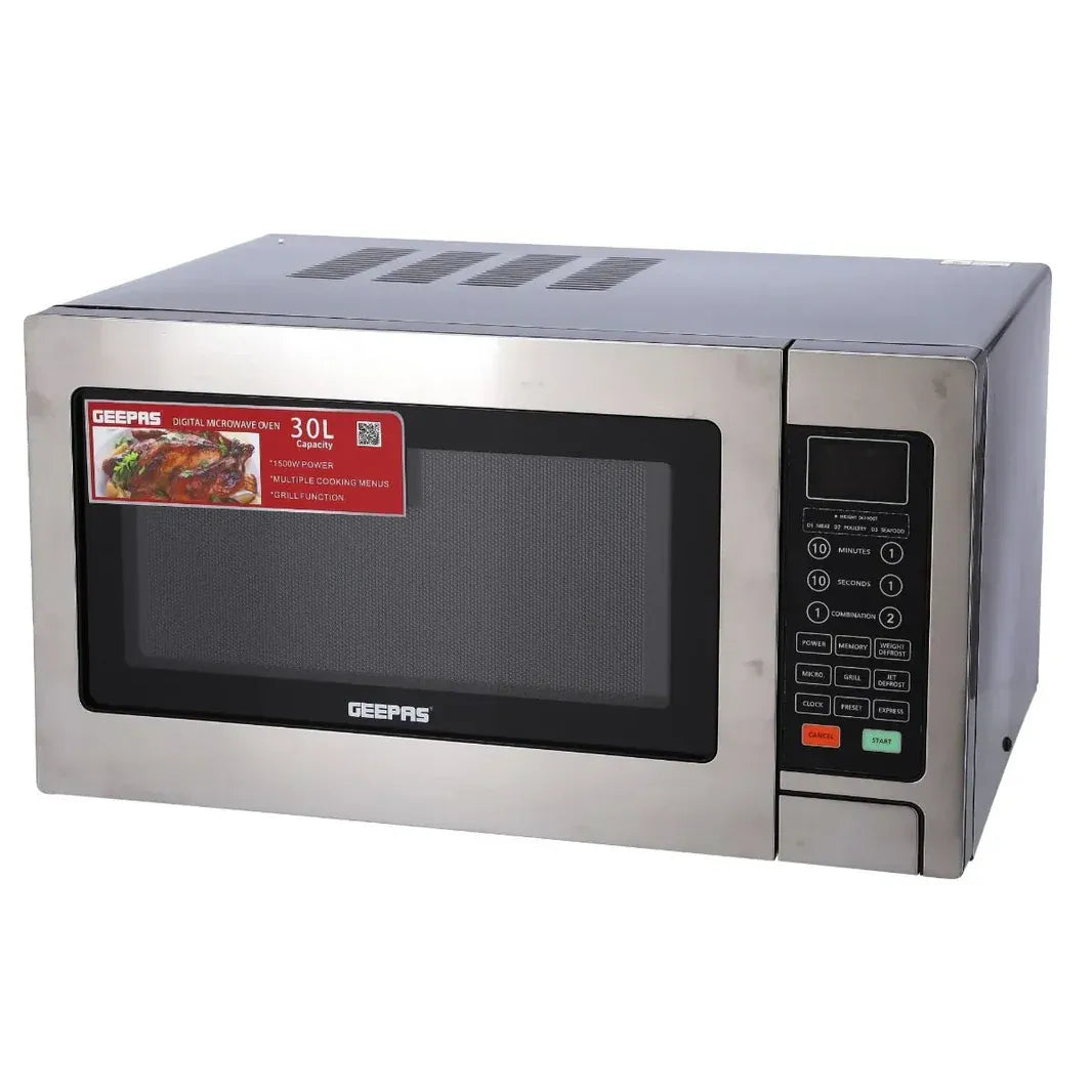 Geepas 30L Digital Microwave Oven with Grill