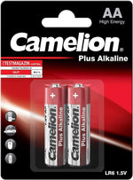 بطاريات Camelion AA 1.5 فولت عبوة 2 متعددة الألوان