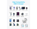 Anker 25W Compact Charger with USB-C Cable | White