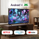 Geepas 43" Smart LED TV – Android