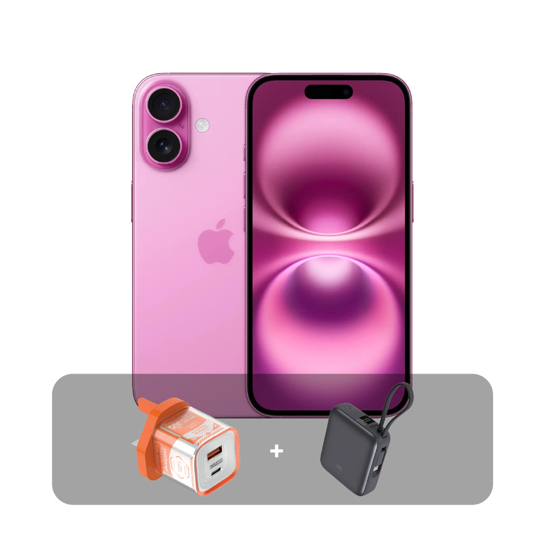 Apple iPhone 16 128GB 6.1 inch + Bundle Offer | Pink