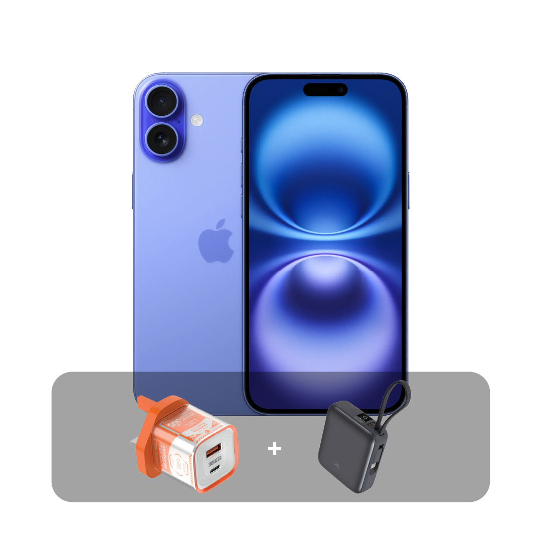 Apple iPhone 16 128GB 6.1 inch + Bundle Offer | Ultramarine