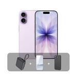 آيفون 17 من أبل – سعة 256GB - شاشة 6.3 بوصة - يدعم شريحتي eSIM (نسخة الشرق الأوسط) + عرض الباندل | بنفسجي