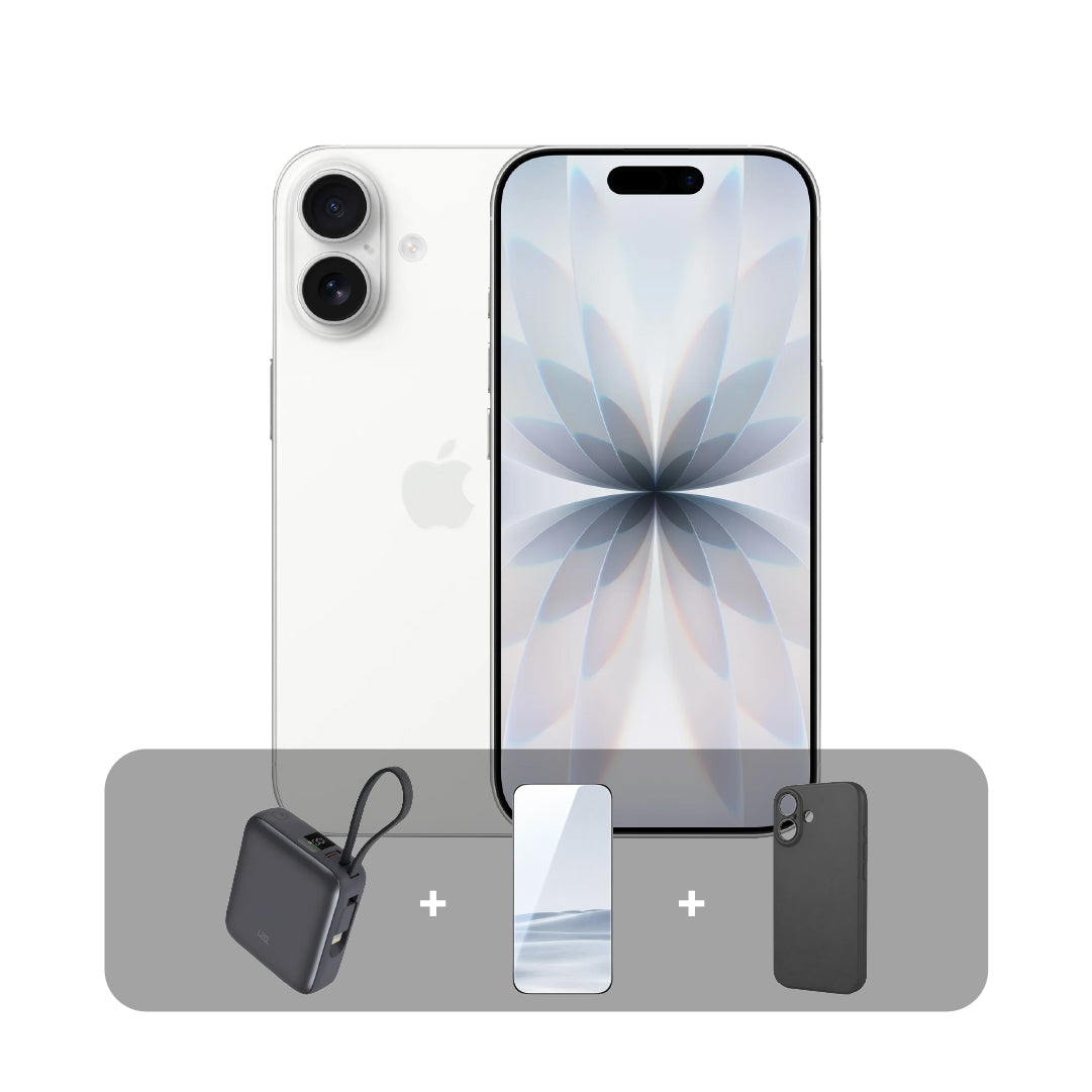 Apple iPhone 17 - 256GB - 6.3 inch - Dual eSim (Middle East Version) + Bundle Offer | White