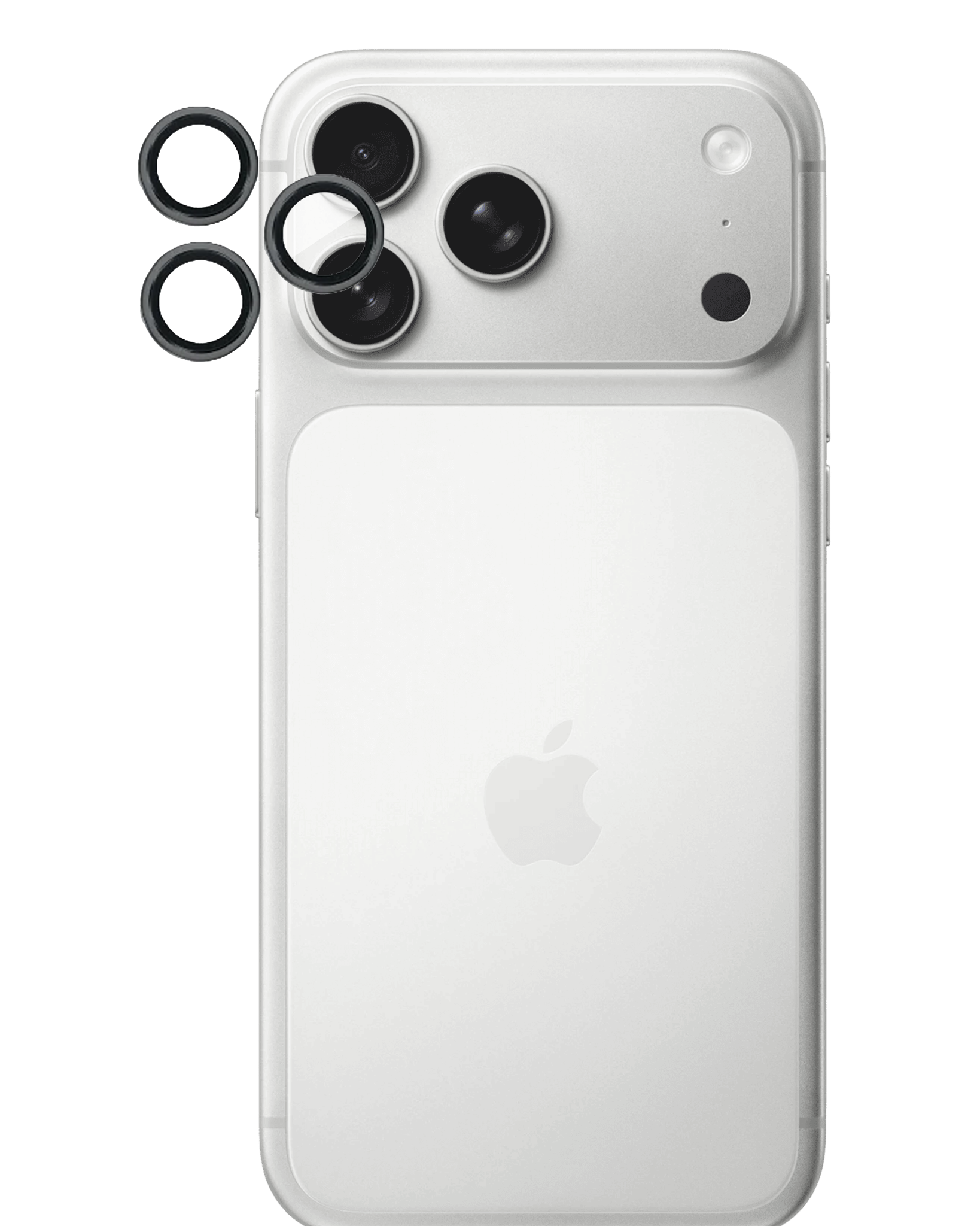 LZEL OptiShield Series HD Corning Camera Glass for iPhone 17 Pro/17 Pro Max | Titanium Black