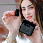 LZEL 2.4 GHz Wireless Microphone – Portable, AI Noise Reduction, 48 kHz High-Fidelity Audio