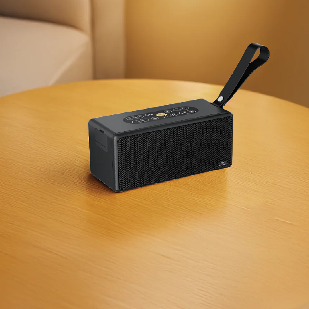 سماعة لاسلكية فاخرة Aquilasonus Xl بصوت عميق – بلوتوث 5.4 – دعم ميكروفون اختياري – بطارية 6000 مللي أمبير | أسود