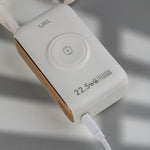 باور بانك LZEL Ampflow10 Mini – سعة 10000 مللي أمبير | شحن سريع 22.5 واط | كابلات مدمجة Type-C و Lightning | شحن لاسلكي