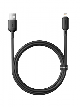 Baseus Silky Fast Charging Cable USB-A to Lightning 1m | Cluster Black