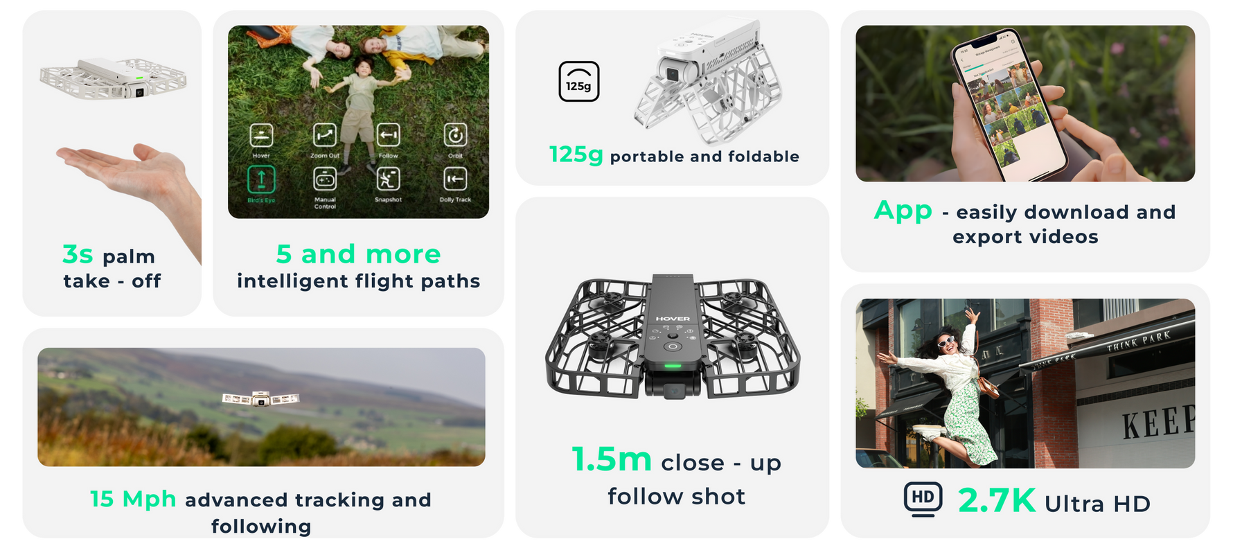 Hover Air X1 Combo | White