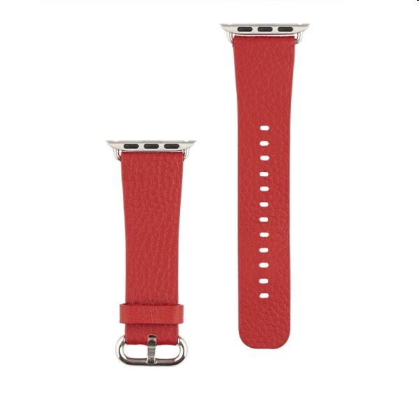 Coteetci Leather Watch Band For Watch 38/40/41mm Red (WH5232-RD)