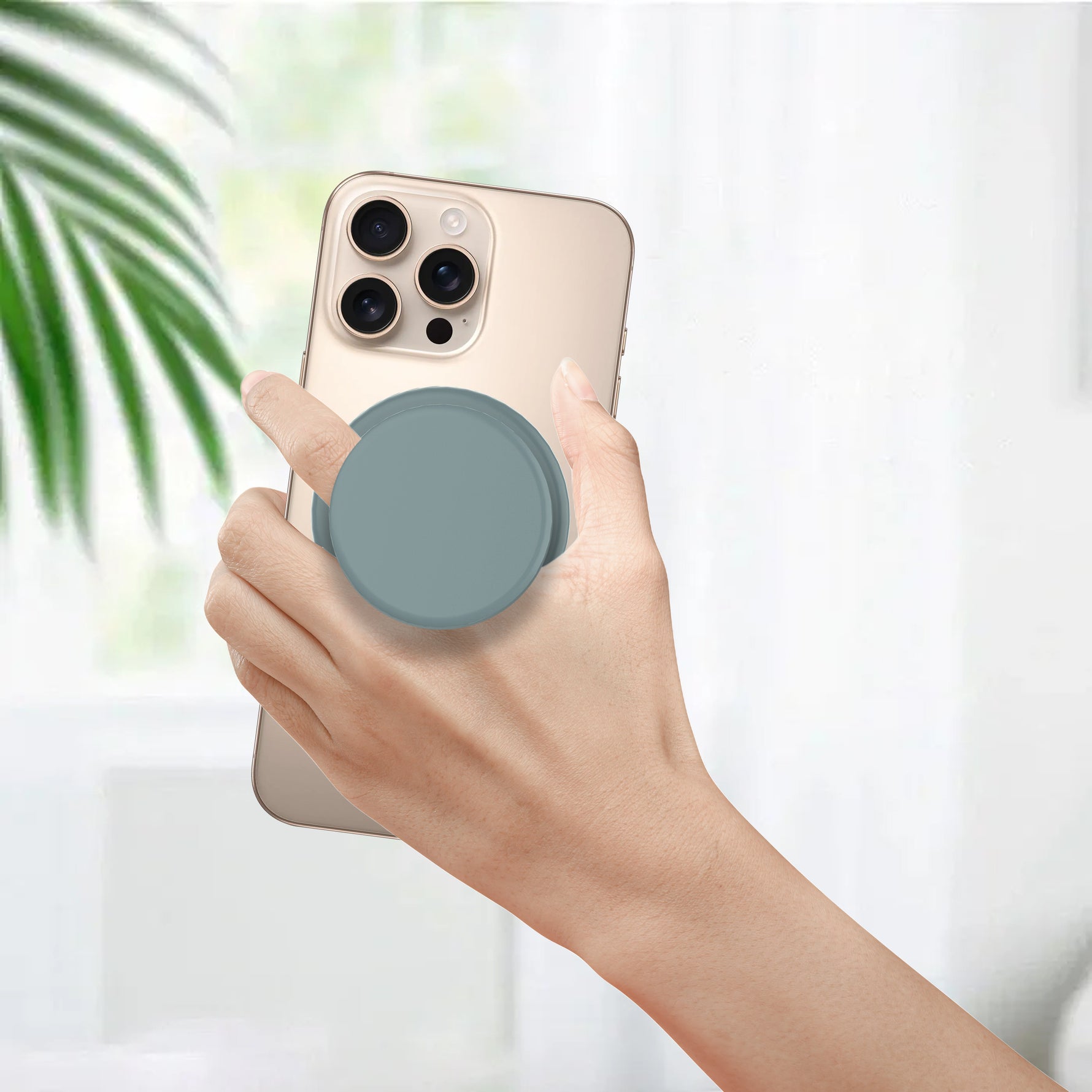 LZEL GripLoop Pop Series – Magnetic Finger Pop Holder & Stand | Riptide Blue