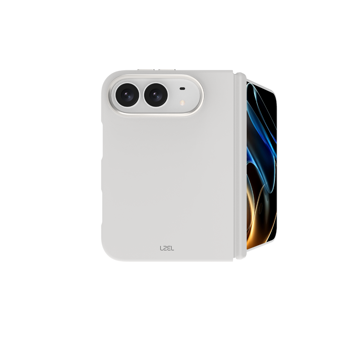 LZEL SILICORE Premium Silicone MagSafe Case with Metal Camera Frame for iPhone Duo