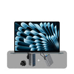 آبل ماك بوك إير 15 بوصة – بشريحة M4، ذاكرة 16 جيجابايت، سعة 512 جيجابايت SSD + عرض الباندل | أزرق سماوي