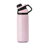 Asli Global 600ml Stainless Steel Metal Canteen for Travel Water Bottle | Pink
