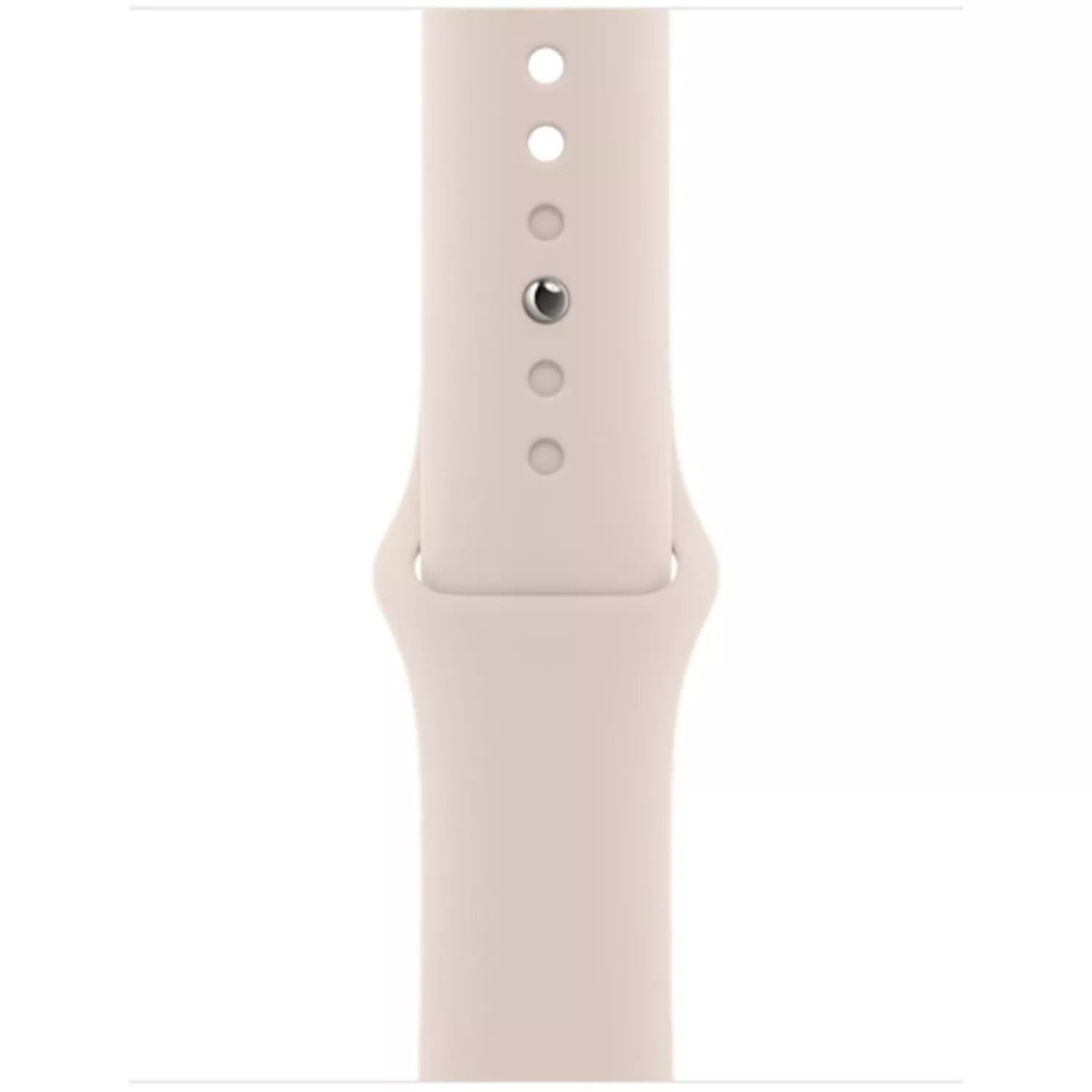 Apple Watch Series 8 GPS 41mm Starlight Aluminium Case with Starlight Sport Band - Regular