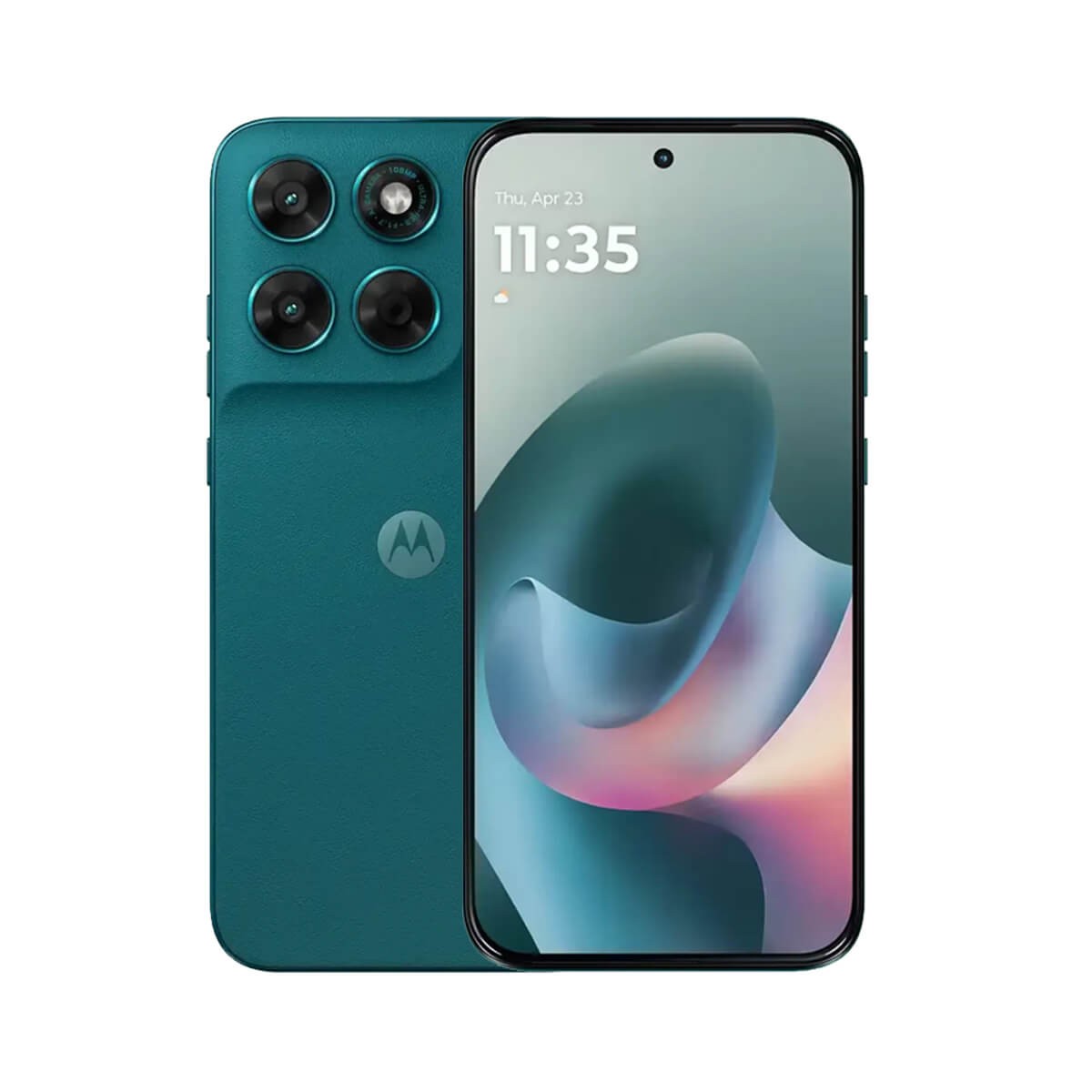 موتورولا Moto G77 ثنائي الشريحة – سعة 256 جيجابايت، ذاكرة 8 جيجابايت، شبكة 5G | أخضر (Shaded Spruce)