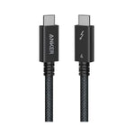 Anker Prime Thunderbolt 4 USB-C to USB-C Cable (3.3 ft / 1m, 240W, 40Gbps) | Black