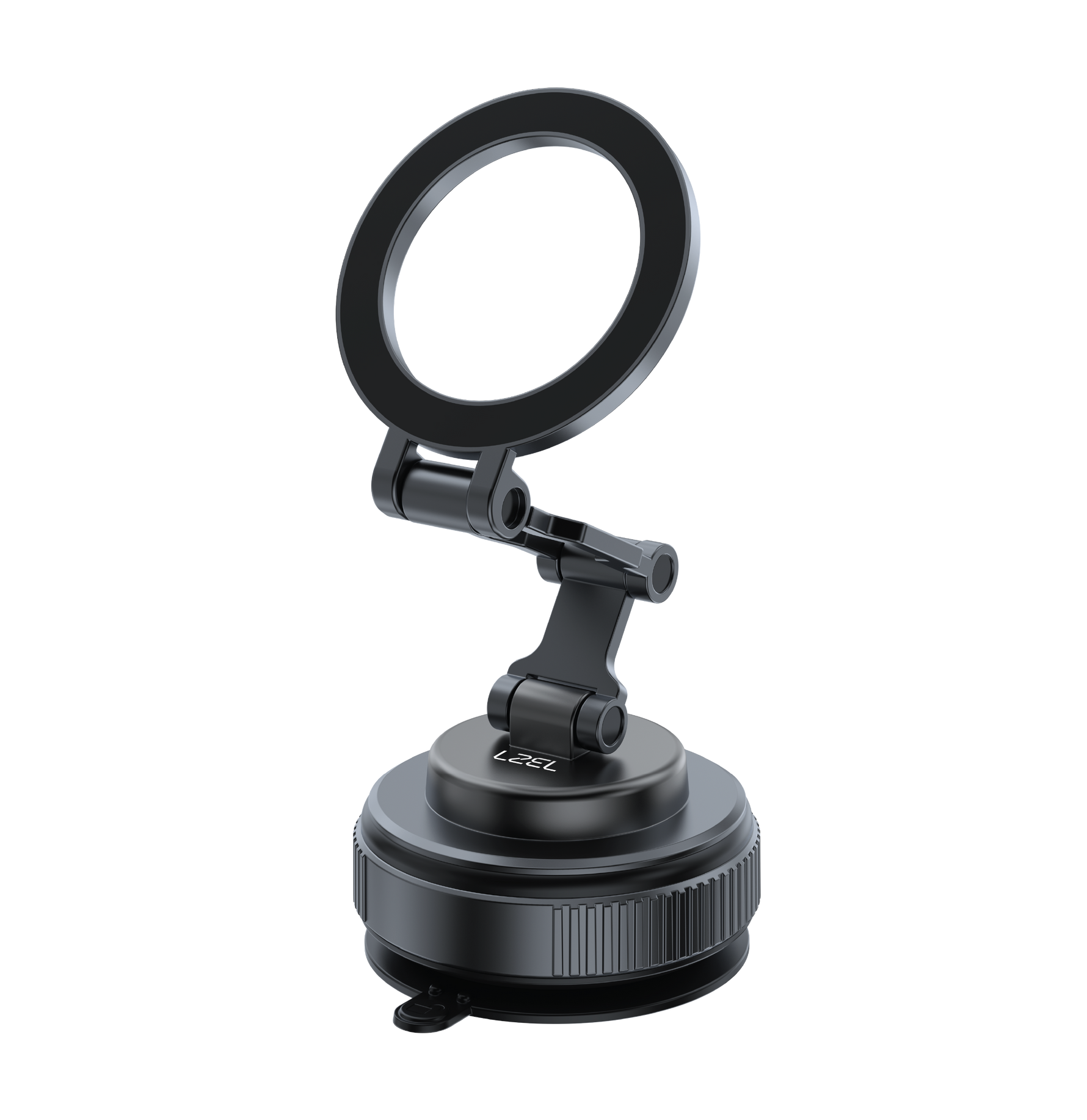 LZEL Magvortex Core Vacuum Suction Phone Holder 360 Rotation | Black