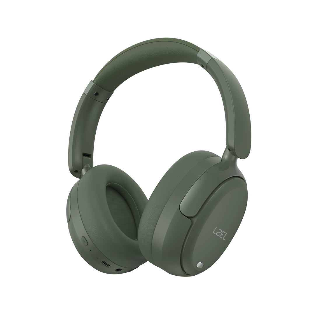 LZEL Sonique Pulse Wireless Stereo Headphones | Dark Green