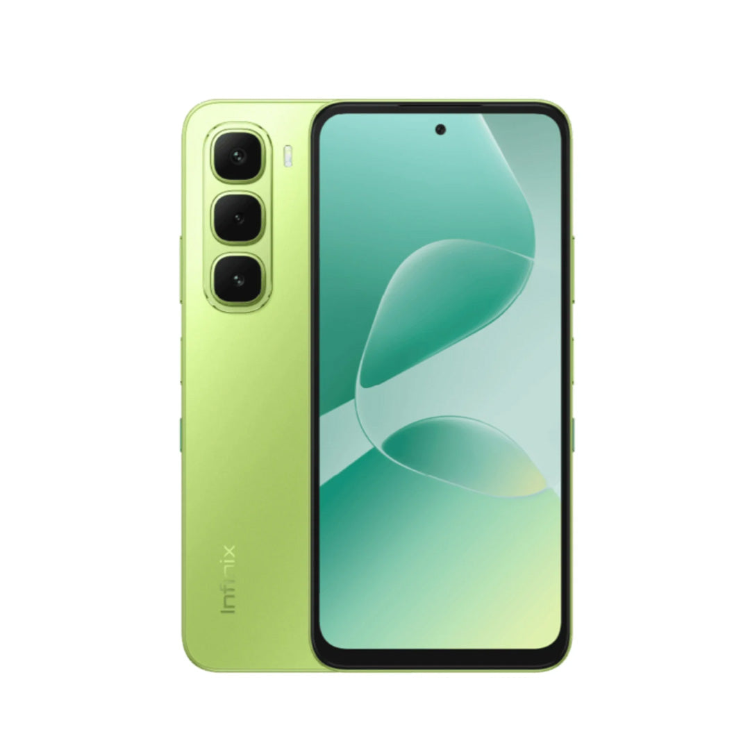 هاتف Infinix Hot 60i 4G – مساحة تخزين 128GB / رام 4+4GB، بطارية بسعة 5160mAh | أخضر
