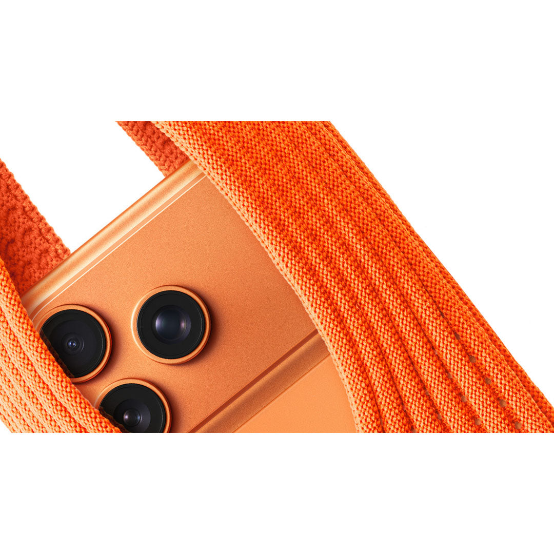 Phone Pocket with Strap – Stretch Knit Wearable iPhone Holder 40 cm | Mandarin