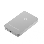 بطارية شحن متنقلة مومكس كيو مواج باور 6 مغناطيس - شحن  لاسلكي بسعة 5000 مللي أمبير | فضي