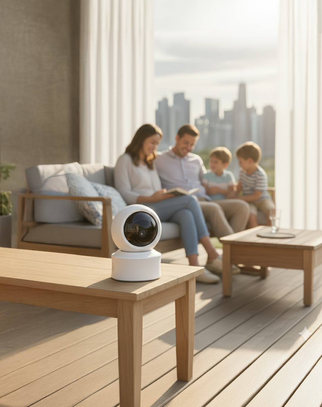 كاميرا من أسلي جلوبال EVOCAM بدوران 355 درجة ودقة تصوير عالية مع رؤية ليلية ملونة