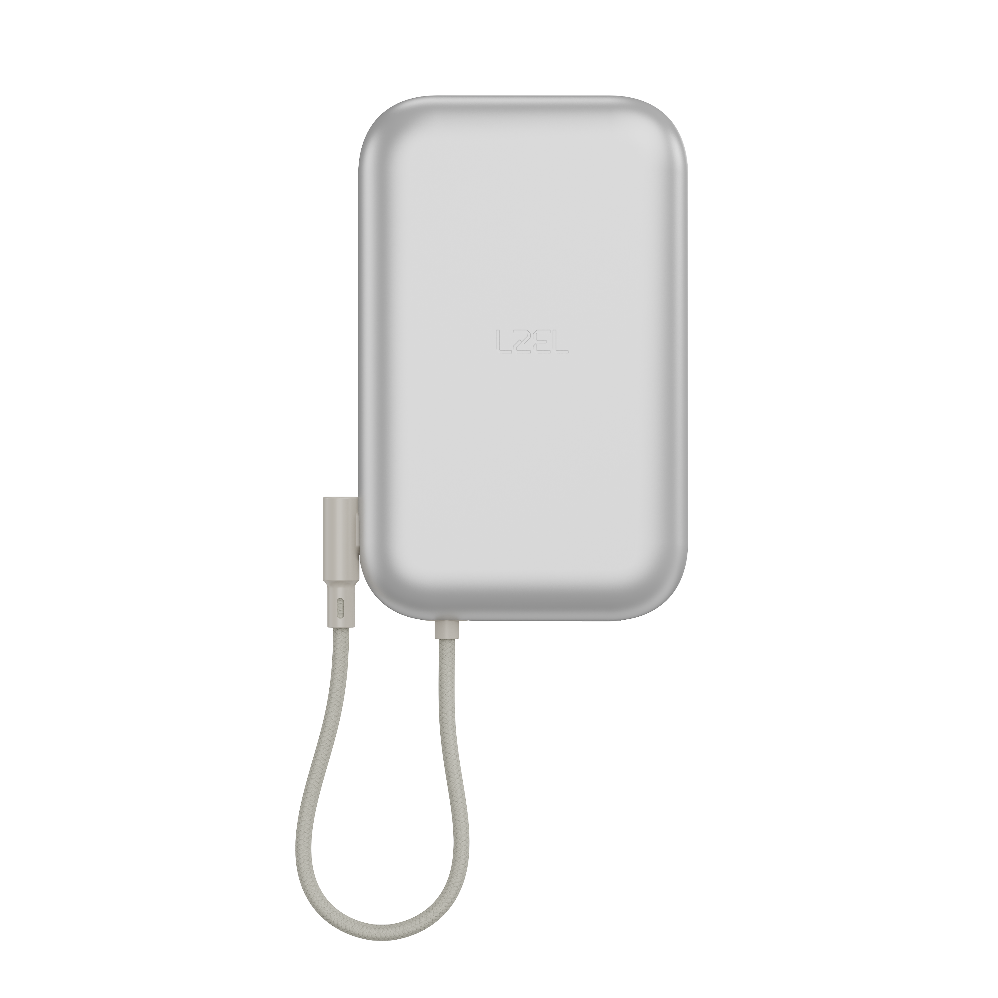 LZEL ZENOFLEX FLOW20 Wireless Charging Power Bank 10000mAh | 20W PD Fast Charging | Dual USB-C | 15W Max Wireless Charging | Silver