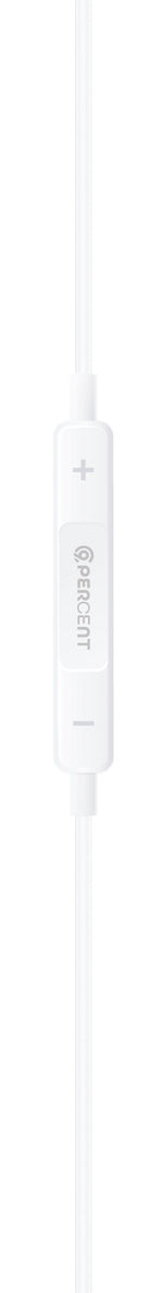 سماعة من 90 Percent Soundrift Line 90A – بمنفذ 3.5 مم (1.2 متر) | أبيض