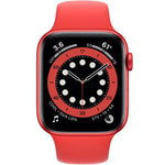 Apple Watch Series 6 GPS, 40mm Red Aluminium Case with Red Sport Band - Regular