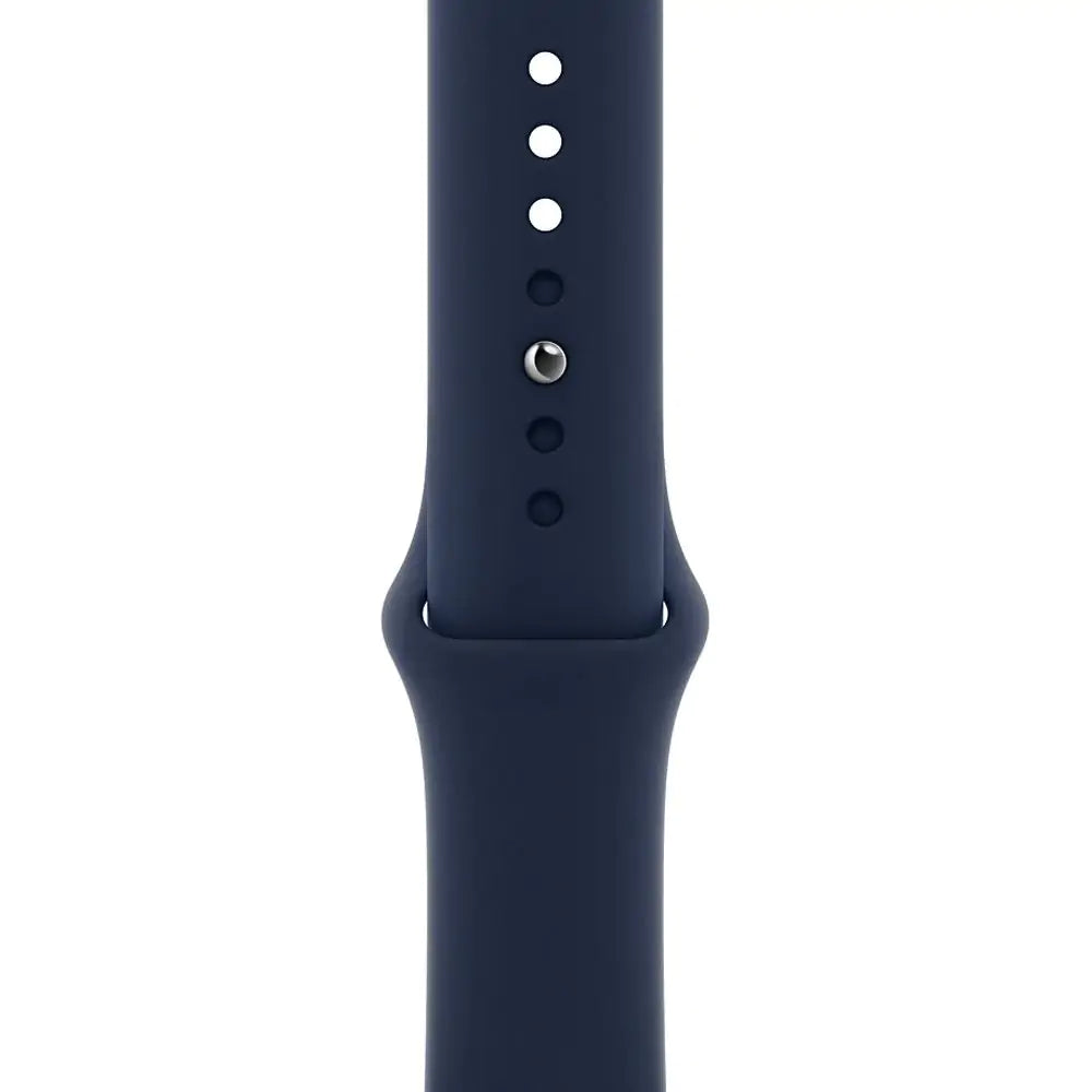 Apple Watch Series 6 GPS + Cellular, 40mm Blue Aluminium Case with Deep Navy Sport Band - Regular