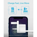 Anker PowerPort III PD USB-C Wall Charger, 20 Watt | White