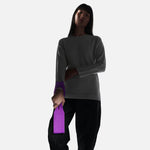 Phone Pocket with Strap – Stretch Knit Wearable iPhone Holder 40 cm | Purple