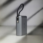 باور بانك Lzel Neurode Sync بسعة 20000 مللي أمبير | PD3.0 و QC3.0 | شحن بقدرة 65 واط | كابل USB-C مدمج مع شحن PD