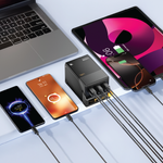 LZEL ZenoFlex UltraCore 50 50000mAh PD Fast Charging Power Bank – 100W Output / 100W Input | Black