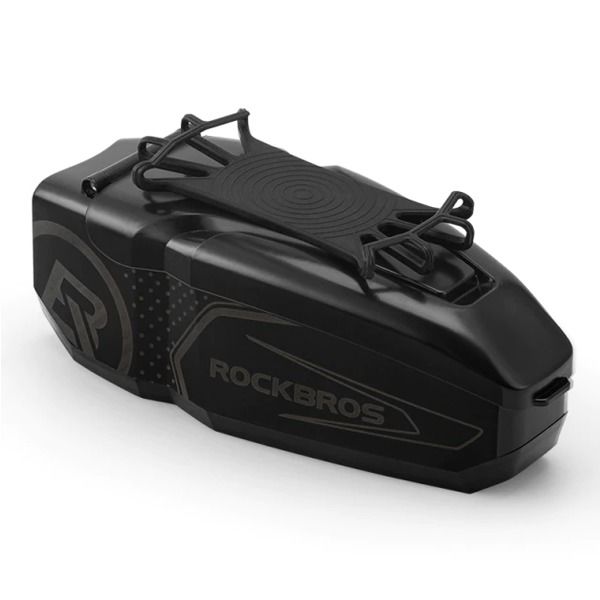 حقيبة RockBros لركوب الدراجات مصنوعة من الكمبيوتر الشخصي - أسود (LF0404BK)