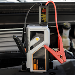 معزز لبطارية السيارة متعدد الوظائف من LZEL EnergizeIgnite Air 12000mAh 12V مع كشاف LED | رمادي/أسود