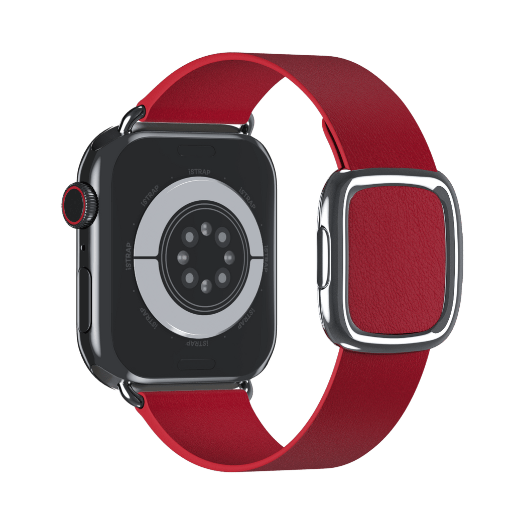 Coteetcl 44/45MM For Watch Leather - Ruby Red (WH5201-RD)