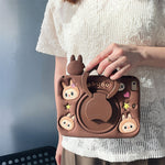 كڤر حماية Labubu لجهاز iPad 10th الجيل العاشر مصنوع من السيليكون المرن