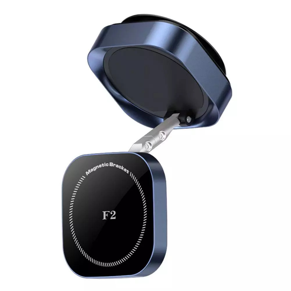 Automobile Holder Vacuum Suction Magnetic Charger Stand | Silver